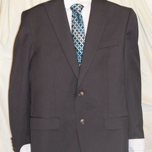 Michael Kors Mens 2 Button Blazer Suit Jacket Wool